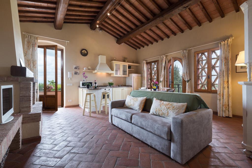 Вилла Azienda Agrituristica Bellavista Монтеспертоли Экстерьер фото